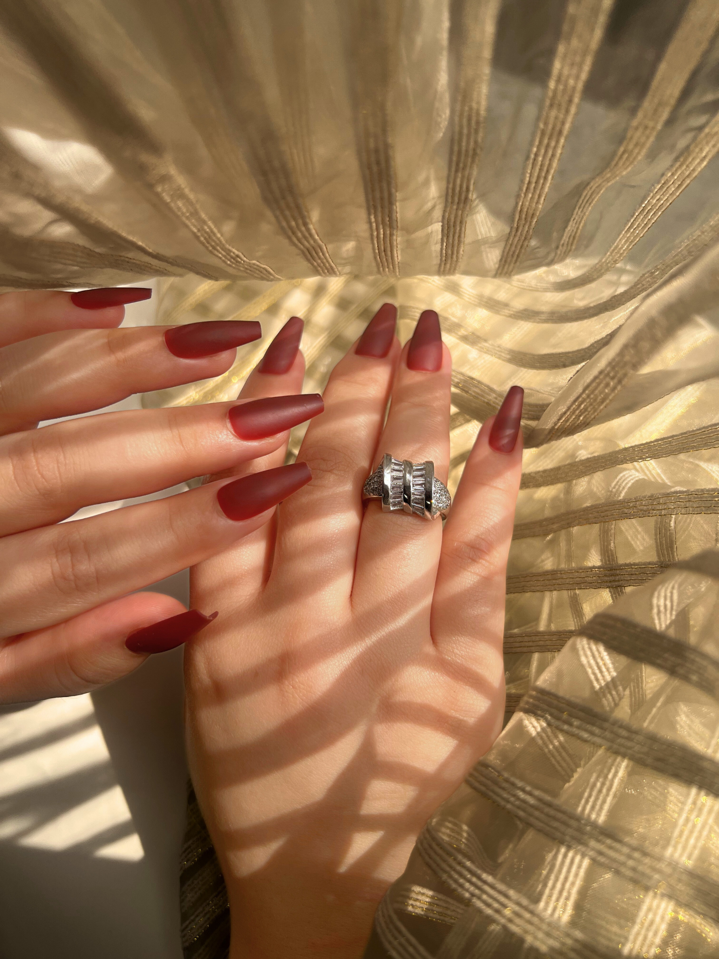 Baguette Crystal Ring