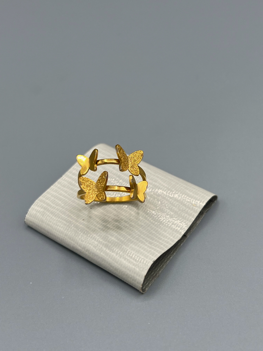 Butterfly Charm Ring