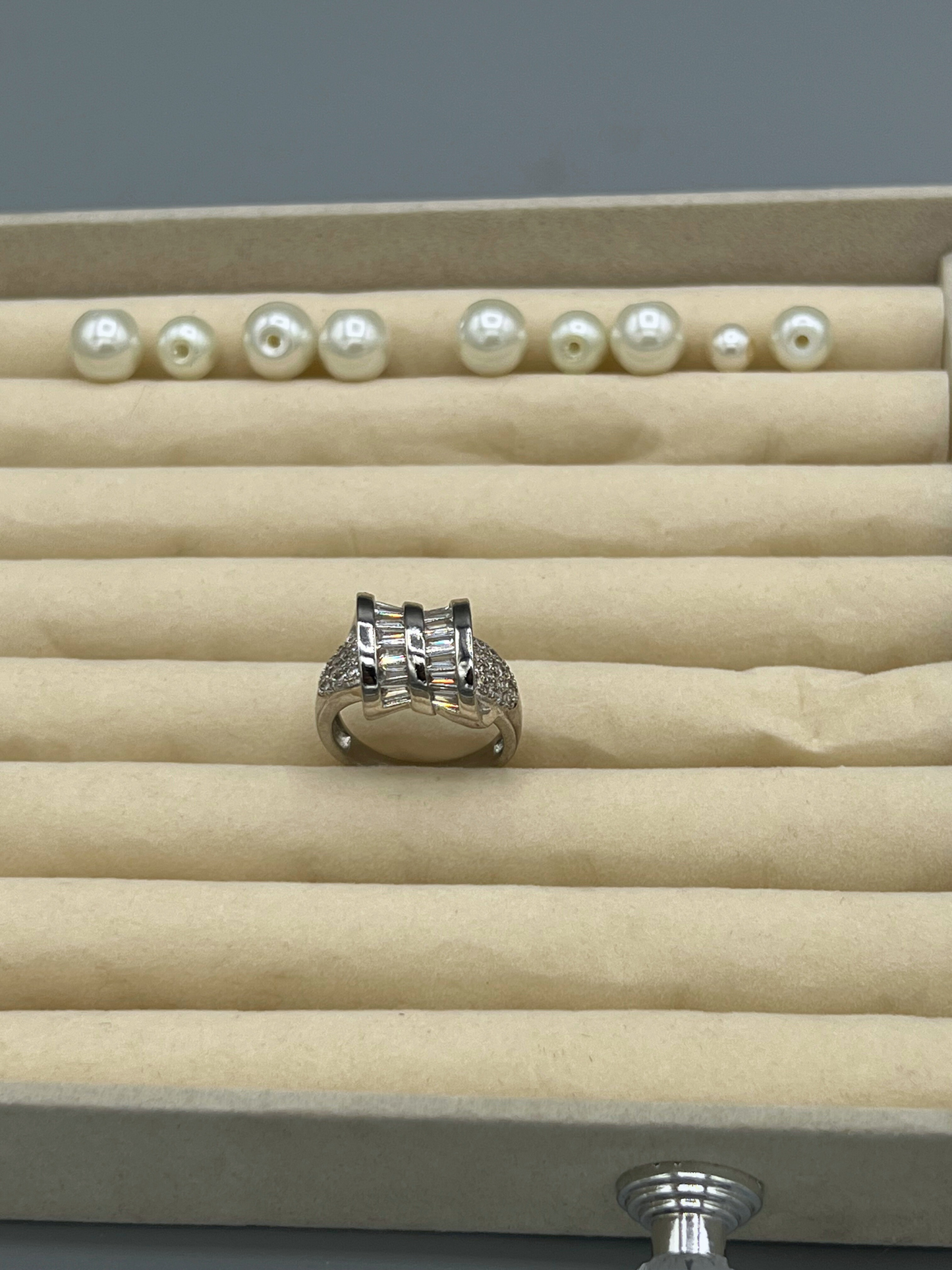 Baguette Crystal Ring