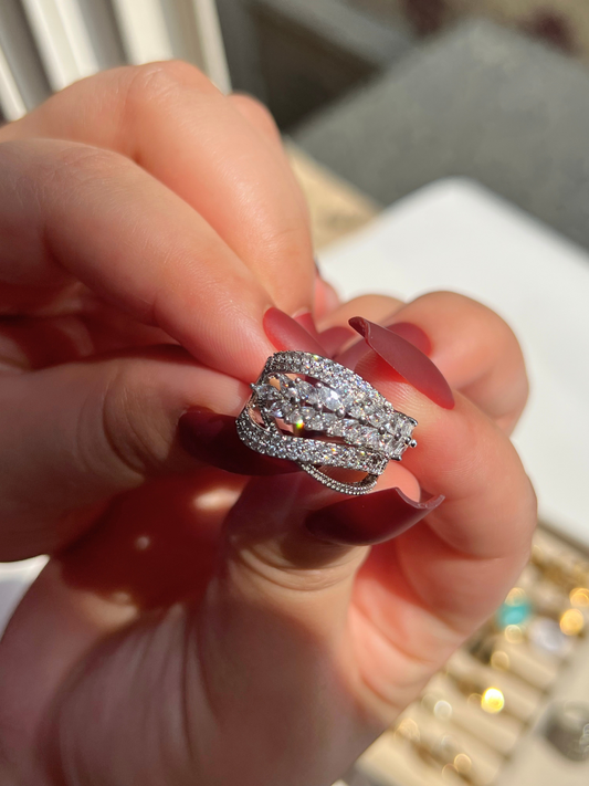 Crystal Band Ring