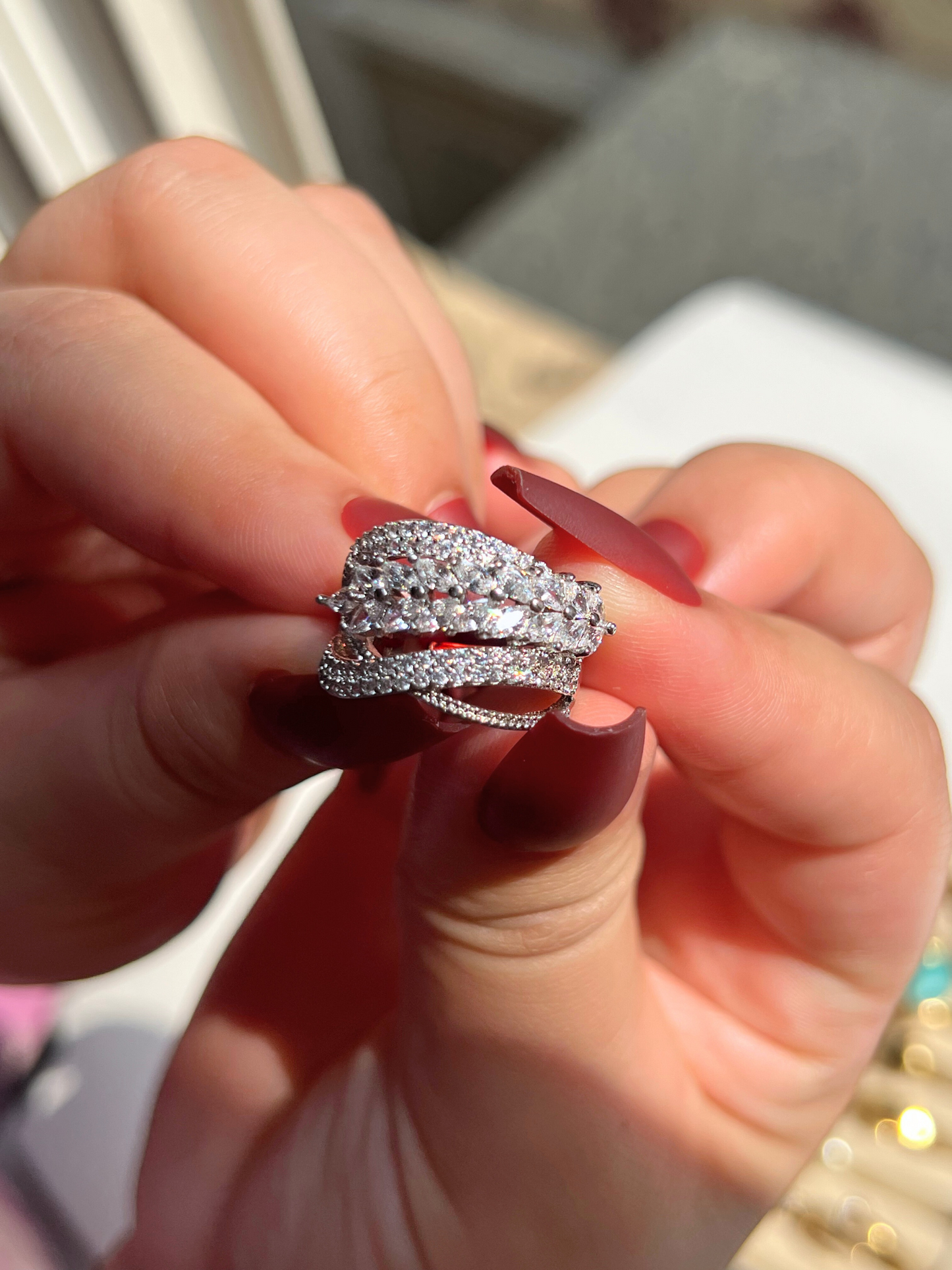 Crystal Band Ring