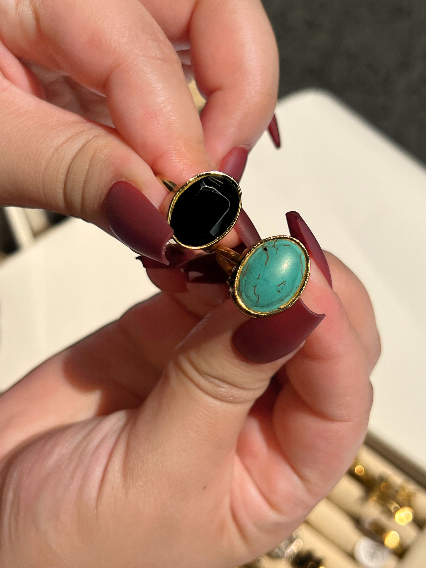 Feroza Stone Ring