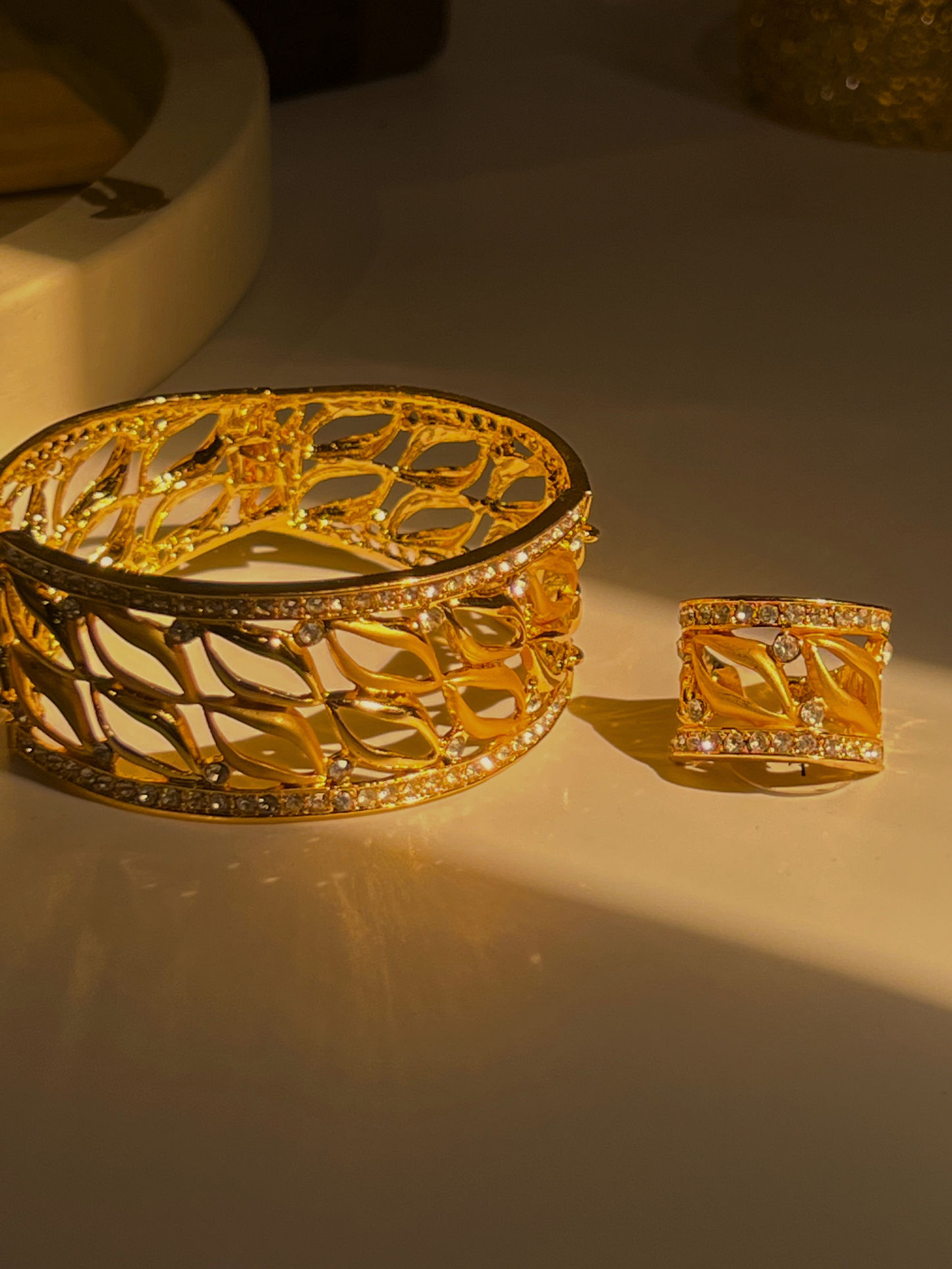 Crystal Leaf Set