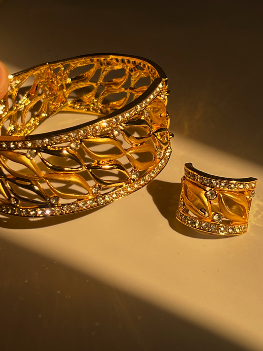 Crystal Leaf Set