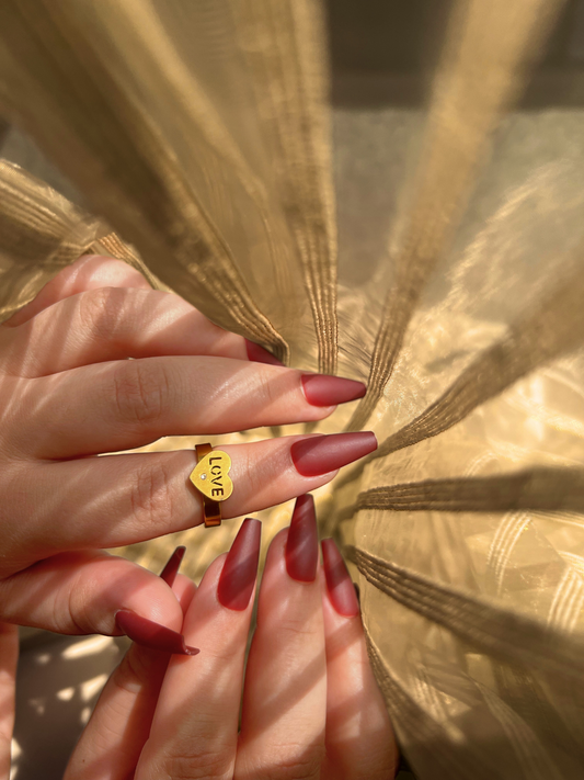 LOVE Heart Ring