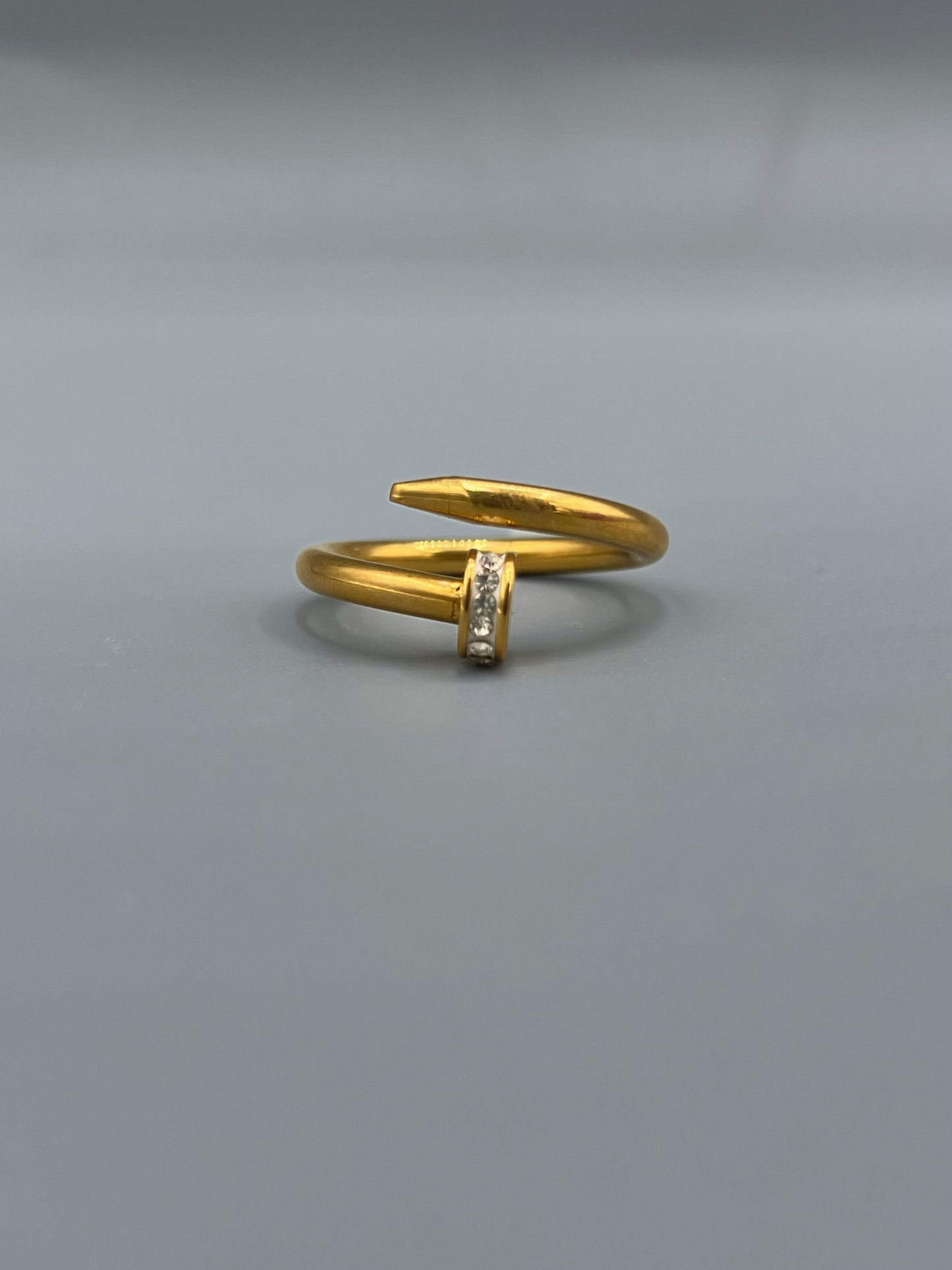 Golden Nail Ring