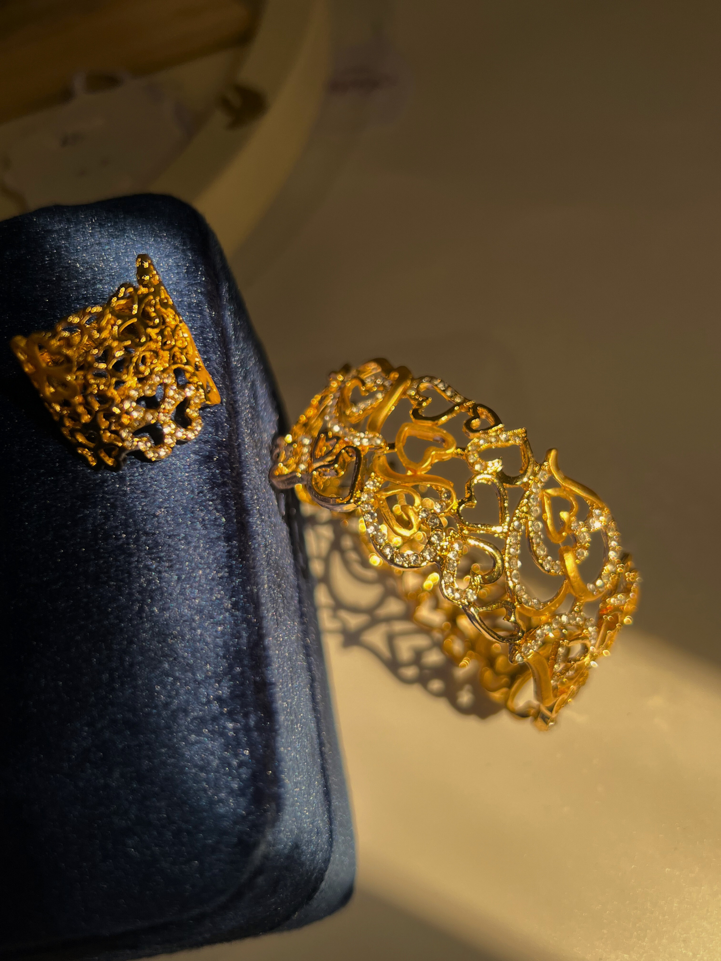 Heart Cut Kara Set