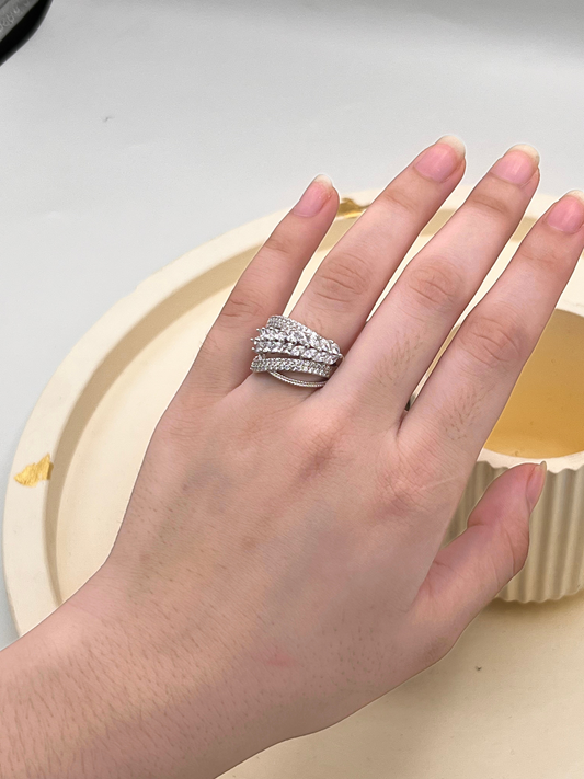 Crystal Band Ring