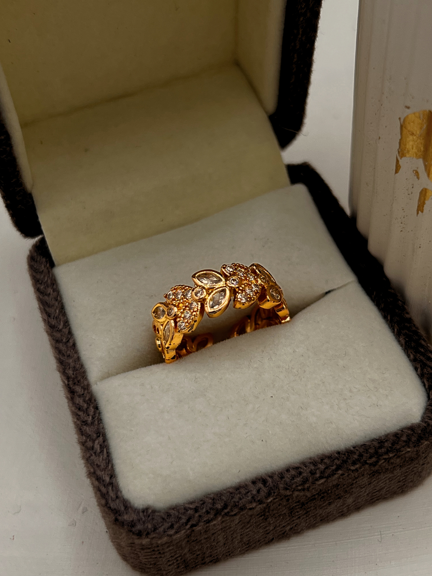 Floral Band Ring